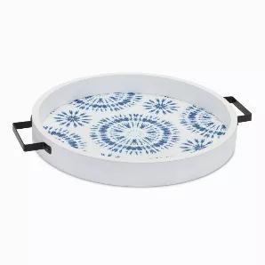 Tray (Set of 2) 14.75"D x 1.75"H Wood