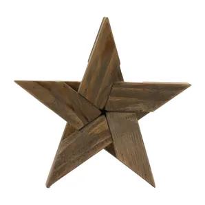 Pine Wood Star Decor 