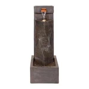 Stone Cascading Wall Fountain 