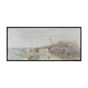 Framed Farm Canvas Wall Art 