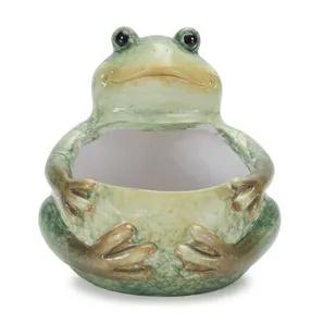 Terra Cotta Frog Planter 