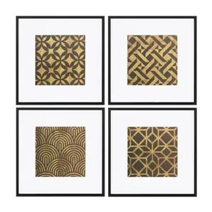 Framed Art Deco Geometric Print 