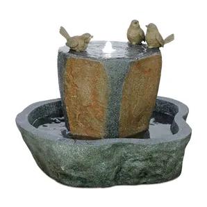 Stone Bird Bath Pool Fountain 