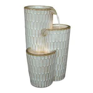 Ceramic Cascading Bowl Fountain 