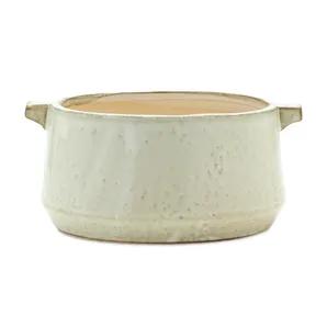 Beige Clay 5.54113 ounce Round Pot Planter