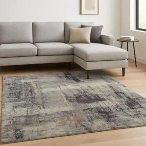 8' X 10' Purple Abstract Hand Knotted Area Rug