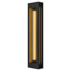 Black LED Dimmable Outdoor Hanging Light