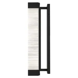 Black Crackled LED Dimmable Outdoor Hanging Light