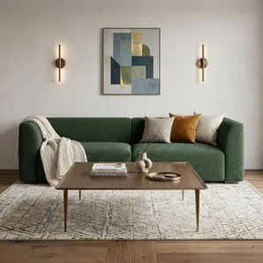 47" Bronze Bronze Square Distressed Coffee Table