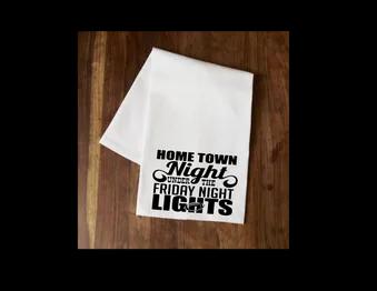 Friday Night Lights Tea Towel