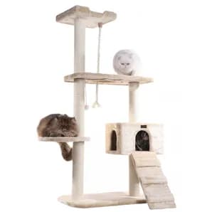 Armarkat Natural Sisal Scratching Cat Tree 58 Height BGE