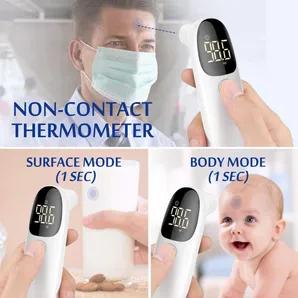 Thermometer - Forehead Thermometer - Thermometer for Adults - Digital Thermometer - Temperature Gun - termometro Digital for Kids/Baby - Senior and All Ages - 2 AAA Batteries Included