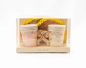 Tea Party Cups & Saucers Set