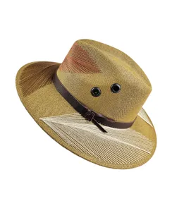 Elegant Leaf Fedora Hat
