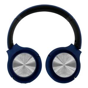 Navy Blue Bluetooth Headphone