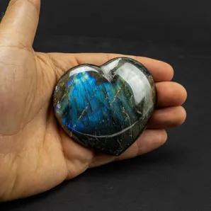 Labradorite | Heart | A Quality | 50-70mm | Madagascar