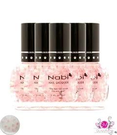 Pink Star Glitter Nabi Nail Polish