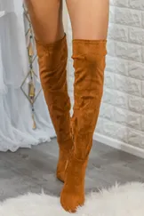 Set The Bar Pointed Toe Knee High Boots