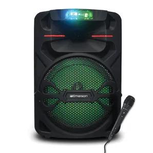 Emerson Portable Bluetooth Party Speaker with Disco Lights