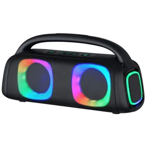 Portable Bluetooth Speaker with RGB Lights and TWS