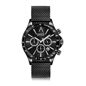 "NICOSIA" MENS MESH BAND CHRONOGRAPH WATCH