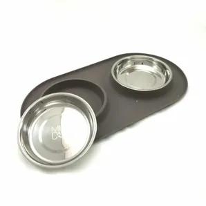 Messy Cats Double Silicone Feeder 