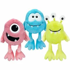 Multipet Monsters Plush Dog Toy Assorted Colors 