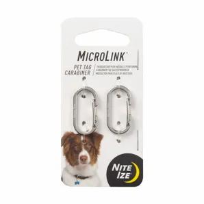 Nite Ize MicroLink Pet Tag Carabiner - 2 Pack