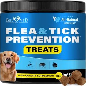Flea and Tick Prevention Chewable Pills for Dogs and Cats