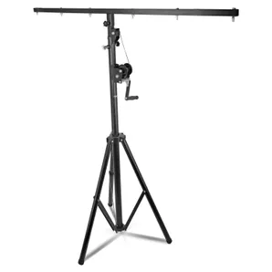 DJ Light Stand Stage Lighting Truss System Hand Crank Heavy Duty Adjustable T bar Mount Tripod