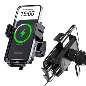 Magnetic Wireless Car Charger Mount, Stick on The Dashboard for MagSafe iPhone & Android