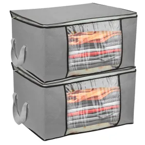 2Pcs Clothes Storage Bag 