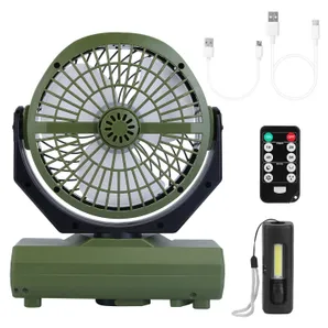 20000mAh Rechargeable Oscillating Camping Fan
