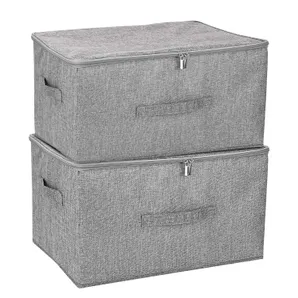 2Pcs Collapsible Storage Bins