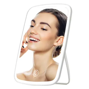 5.98x8.62in Lighted Makeup Mirror Vanity Desk Mirror 