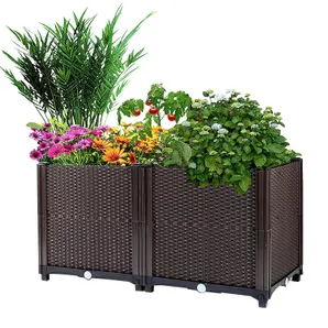 Raised Garden Bed Plant Growth Box 