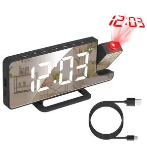 Projection Alarm Clock LED 