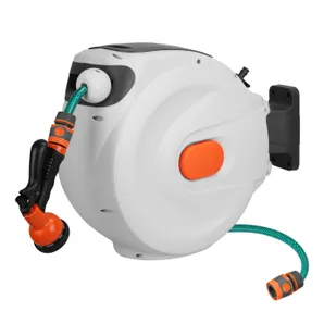 Retractable Garden Hose Reel Wall Mounted