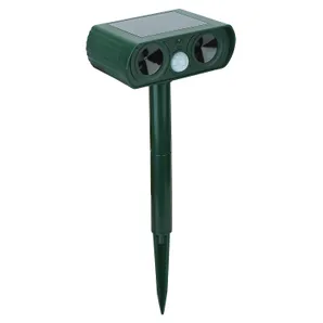 Ultrasonic Animal Repeller Solar Powered Motion Sensor 