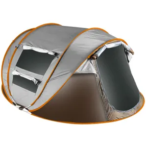 5-8 Person Pop Up Tent Automatic Setup Camping Tent 