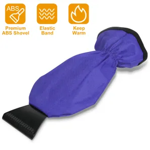 Ice Scraper Glove Car Windshield Snow Scraper Remover 