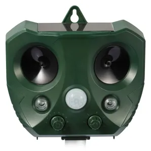 Ultrasonic Animal Repeller Solar Powered Repellent 