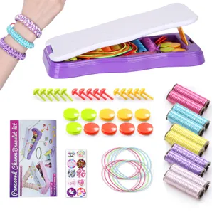 Bracelet Making Kit DIY Arts and Crafts Toys Kids Travel Activity Set