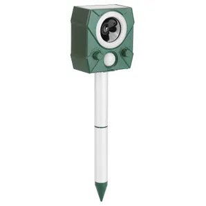Solar Ultrasonic Animal Repeller USB Motion Sensor