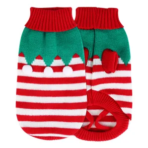 Pet Christmas Turtleneck Sweater Dog Cat Christmas Clothes