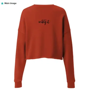 Live Bold Crop Sweatshirt