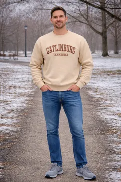 Basix of America Soft Cotton Crew Neck Pull-on Sweatshirt