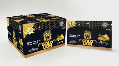 GOLD LION YUMMY PINEAPPLE HONEY 24 PC DISPLAY (NET) 