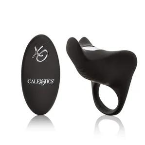 SILICONE RECHARGEABLE REMOTE PLEASURIZER COCK RING 