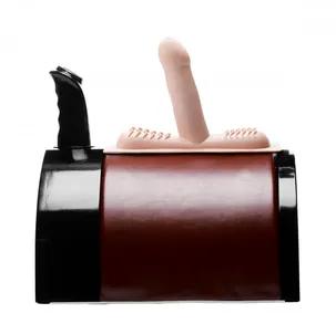 LOVEBOTZ SADDLE DELUXE RIDING SEX MACHINE W/DUAL ATTACHMENTS 